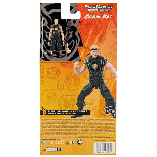 Hasbro Power Rangers Cobra Kai Ranger Morphed Johnny Lawrence Black Boar figure 15cm Slike