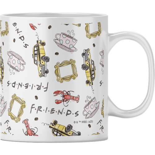 Friends Šolja, , 330 ml – 041 Black mug Cene