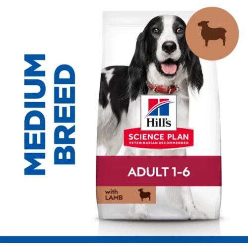 Hill’s Hrana za odrasle pse od 1. do 6. godine, Ukus jagnjetine i pirinča, 14 kg Cene