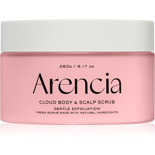 ARENCIA Fresh Cloud Lavender & Pear nežni piling za telo za lase in telo 260 g Cene