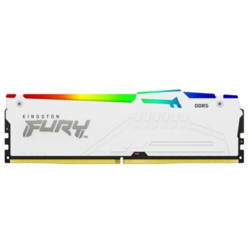 RAM DDR5 Kingston 32GB (2x16) 6000Mhz C30 FURY Beast White RGB KF560C30BWEAK2-32 Cene
