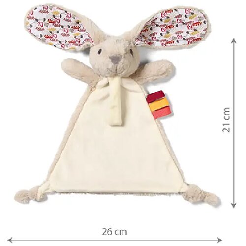 BabyOno Have Fun Cuddly Toy with a Dummy Holder pli&amp;scaron;asta igrača z zapiralom Rabbit Milly 0 m+ 1 kos Slike