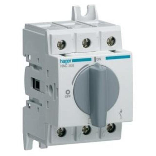 Haeger HAC308 teretna rastavna sklopka 3-polni 80 A 415 V Slike