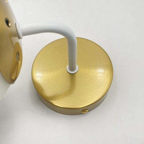  Brilagi - Zidna lampa MALIVA 1xE14/15W/230V zlatna/bela Slike