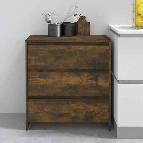 VidaXL Komoda boja dimljenog hrasta 70 x 41 x 75 cm od iverice Slike