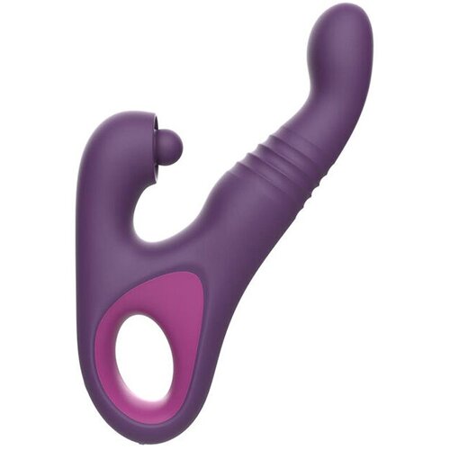 Vibrator sa pomeranjem Fury, 22.7cm, Bordo Slike