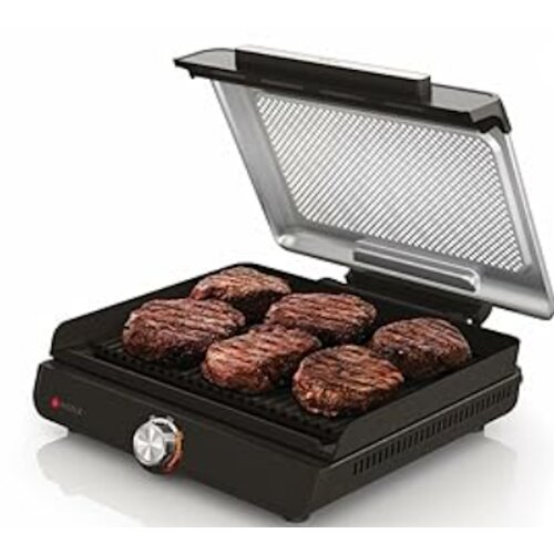 Ninja elektricni rostiljCrna boja, rostilj na dr.ugalj snaga 1450W, dvije izmjenjive ploce Cijene