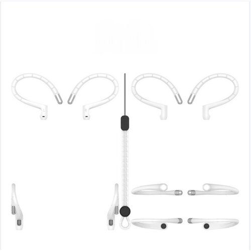 INF Univerzalni silikonski u&scaron;esni kavlji za Apple AirPods Pro 1/2/3/4 White, (5000324219) Cene