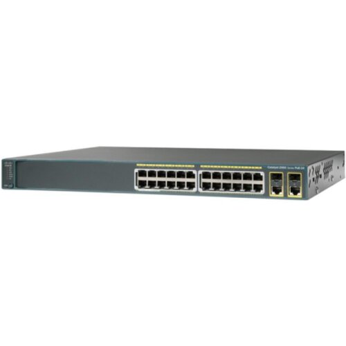 Catalyst 2960 PLUS 24 10/100 (8 POE) + 2 T/SFP LAN BASE NOB refabrikovan Cene