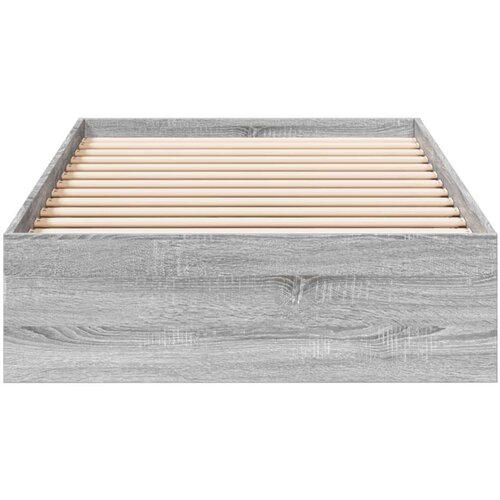 VidaXL Okvir kreveta s ladicama siva boja hrasta 75 x 190 cm drveni Slike