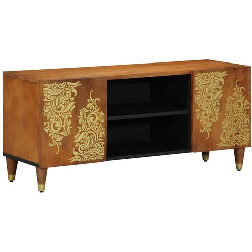 TV ormar Medeno smeđa 105 x 33 x 46 cm Čvrsto drvo manga Cene
