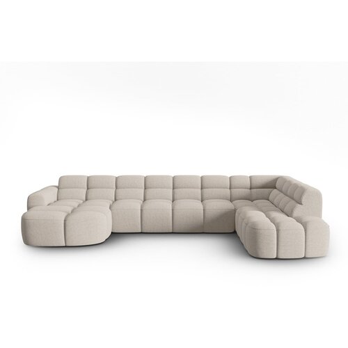 Micadoni Home Bež kotna sedežna garnitura Lisa &amp;ndash; Slike