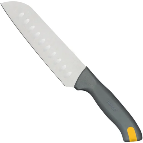 Pirge Santoku kuharski nož s krogličnim brusom, dolžina 180 mm HACCP GASTRO - Hendi 840481, (21091354)