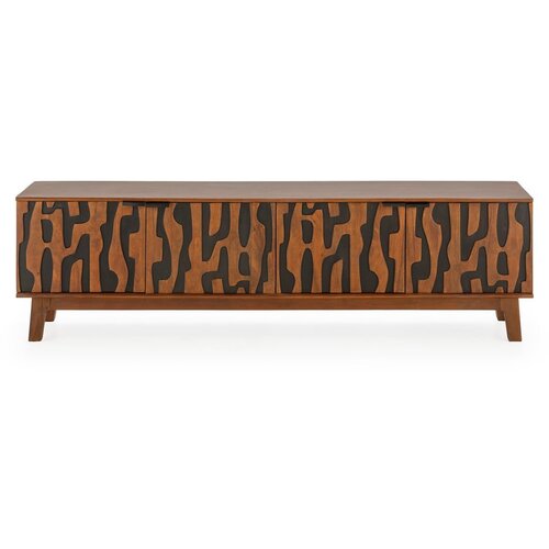 Marckeric Smeđa TV komoda 180x50 cm Kantu &amp;ndash; Slike