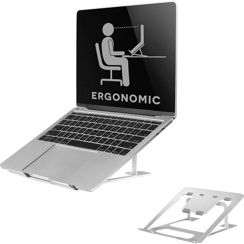 Neomounts by Newstar Neomounts NSLS085SILVER Laptop stand 10-17 - foldable - compact - universal Cene