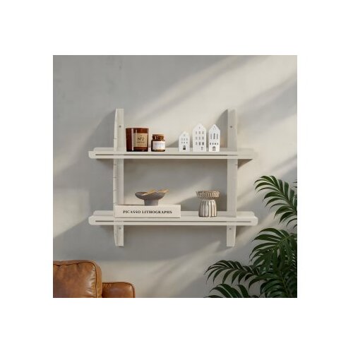 Hanah home Dekorativna metalna zidna polica Vlnt 126 Kr Cene