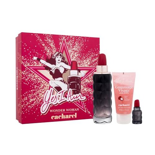 Cacharel Yes I Am Set parfumska voda 75 ml + parfumska voda 5 ml + piling za obraz 50 ml za ženske Cene