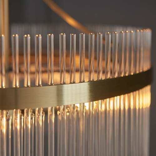 Endon 99167 - Luster na lancu MARIETTA 3xE14/7W/230V mesing/proziran Slike