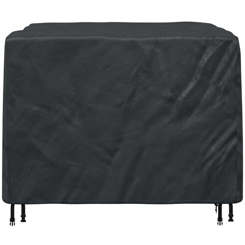 vidaXL Pokrov za vanjski namještaj Crna 135 x 135 x 90 cm 210D tkanina Cijene