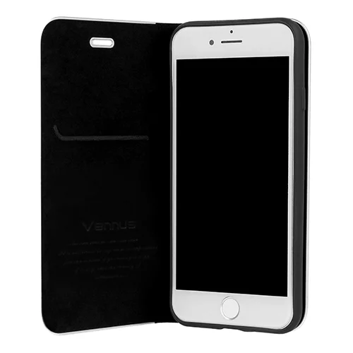  Preklopni ovitek / etui / zaščita Vennus Book Carbon za Apple iPhone 11 Pro Max (6.5") - črni