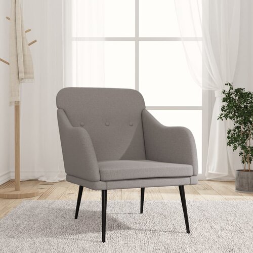  Fotelja smeđesiva 63 x 76 x 80 cm od tkanine Cijene