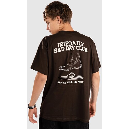 Iriedaily Bad Day Club T-shirt dark coffee Cene