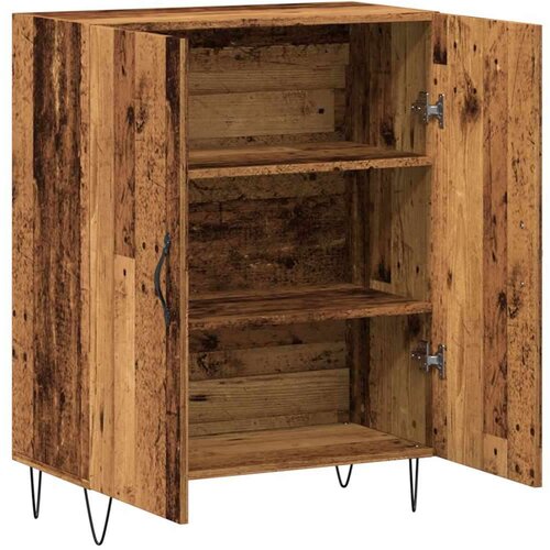 VidaXL Komoda boja starog drva 69,5x34x90 cm konstruiranog drva Slike