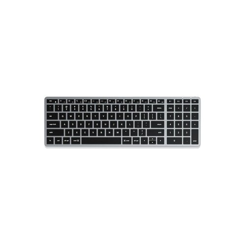 Satechi Bluetooth brezžična tipkovnica SLIM X2 Slim + &amp;scaron;t. Tipkovnica, ameri&amp;scaron;ka postavitev, vesoljsko siva Slike
