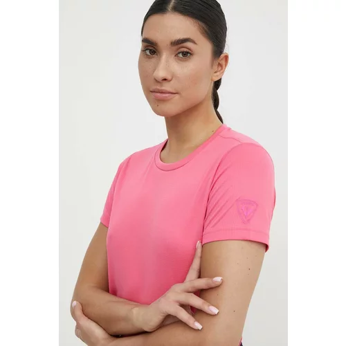 Rossignol Sportska majica kratkih rukava Plain boja: ružičasta, RLMWY11