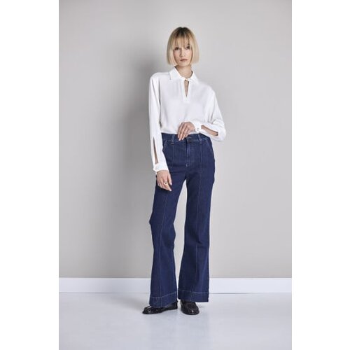 Legendww zenske farmerke slim fit sa flare nogavicom i visokim strukom -model 240 Cene
