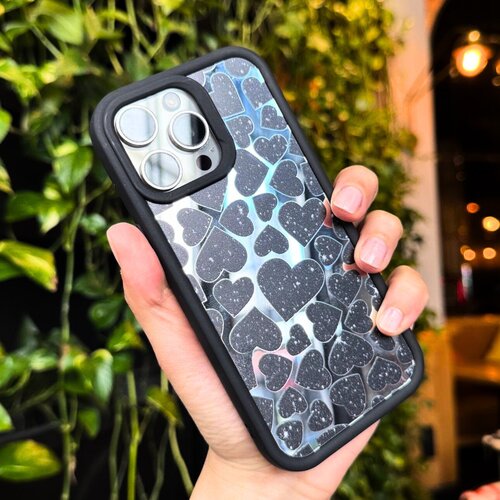  Futrola Luxury Heart za Xiaomi Redmi Note 13 Pro Plus crna Cene