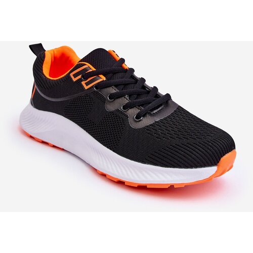 Kesi Classic Men's Sport Shoes Lace-up Black-Orange Jasper Slike
