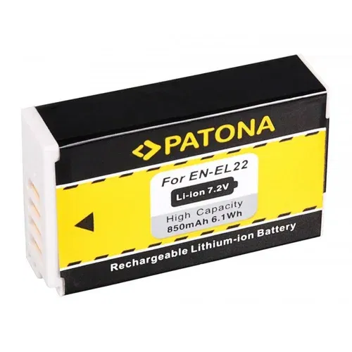Patona Baterija EN-EL22 za Nikon 1 J4 / Nikon 1 S2, 850 mAh