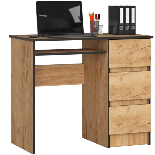 AKORD PISALNA MIZA A-6 CLP OAK CRAFT DESNA STRAN, (21702466) Cene