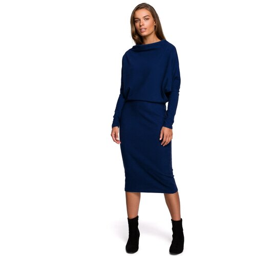 Stylove Ženska haljina S251 crna | plava Slike
