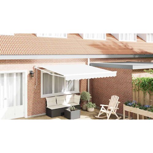 Nadstrešnica Bijela 300 x 250 x 165 cm Poliester i metal Cijene