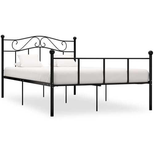  Za krevet crni metalni 120 x 200 cm Cijene