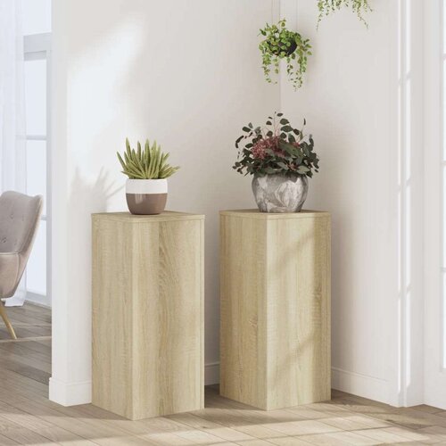vidaXL Stalci za biljke 2 kom 30 x 30 x 70 cm konstruirano drvo Cijene