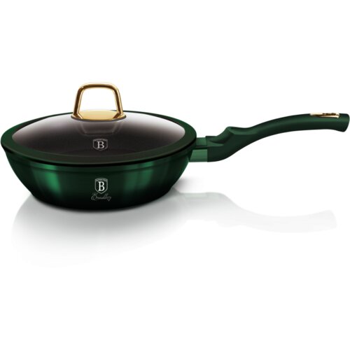 Berlinger Haus granitna ponev 24CM s pokrovom berlinger haus metalic line emerald BH-6049, (21237377) Cene