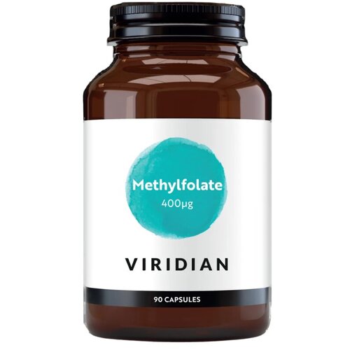 Viridian Nutrition Metilfolat Viridian, 400&amp;micro;g (90 kapsul) Slike