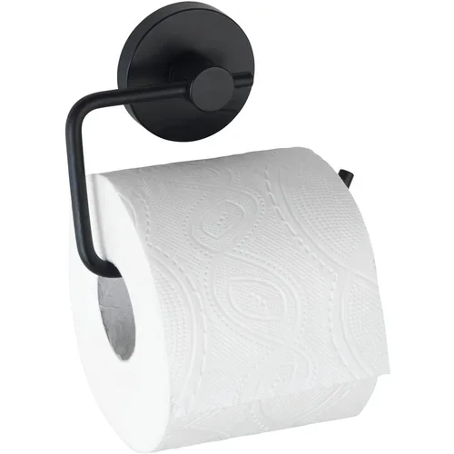 Wenko crni držač za toalet papir vacuum-loc® milazzo