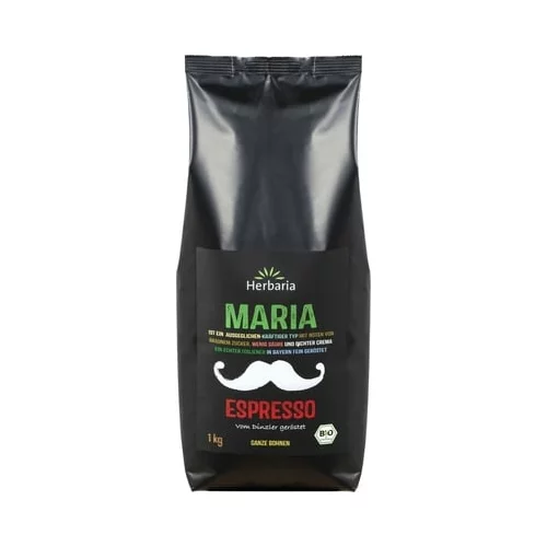Herbaria bio espresso "maria" cela zrna - 1.000 g
