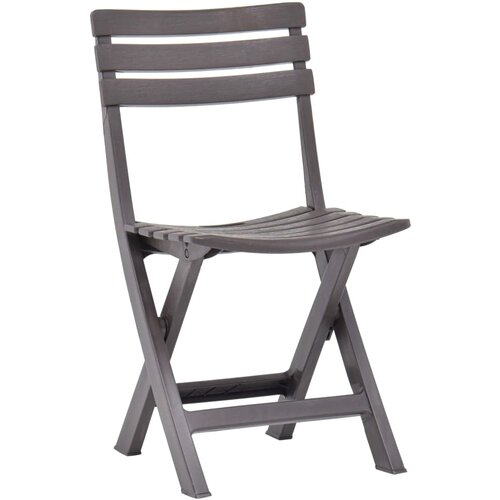 Maison Chic Zložljivi Vrtni Stoli - Stol za vrti 2 kosa plastika mocha barve JS2681, (21876583) Slike