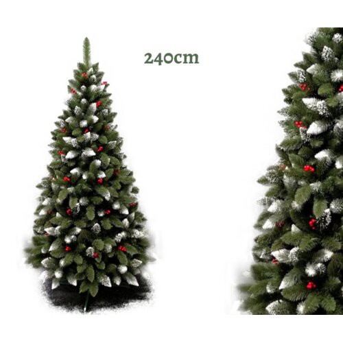  Umjetno božićno drvce – IZA s crvenim perlama – 240cm Cene