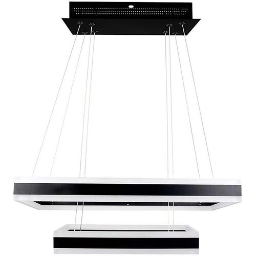  LED prigušiva luster na sajli LED/113W/230V 3000K crna Cene