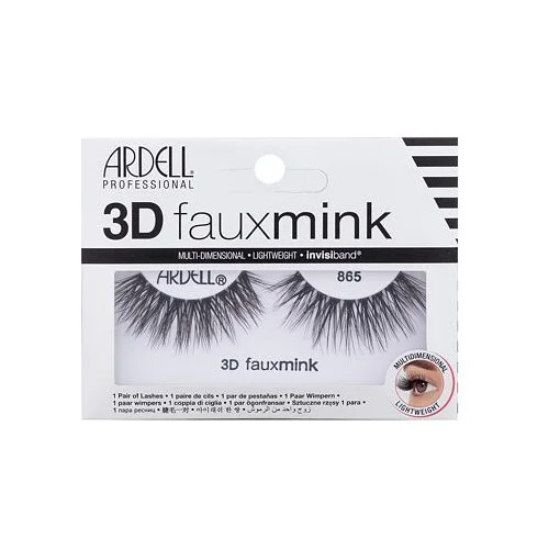 Ardell 3D faux mink 865 umetne trepalnice 1 ks odtenek black