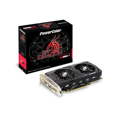 Powercolor AMD Radeon RX560 Red Dragon 4GB GDDR5, HDMI/DVI/DP 4GBD5-DHV2/OC grafička kartica Slike
