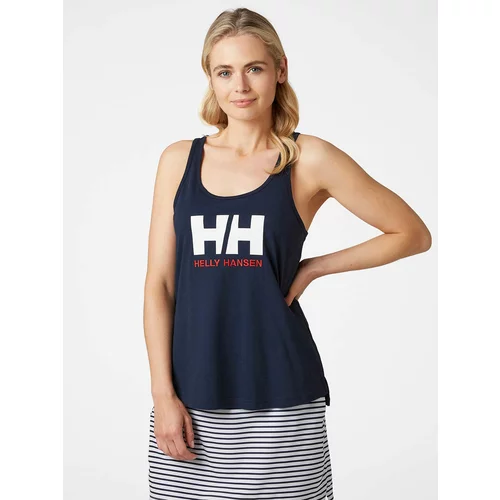 Helly Hansen Logo Singlet Majica brez rokavov Modra