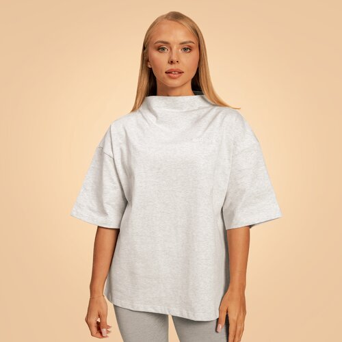 BeastPink Women‘s Bliss Oversized top Grey Cene