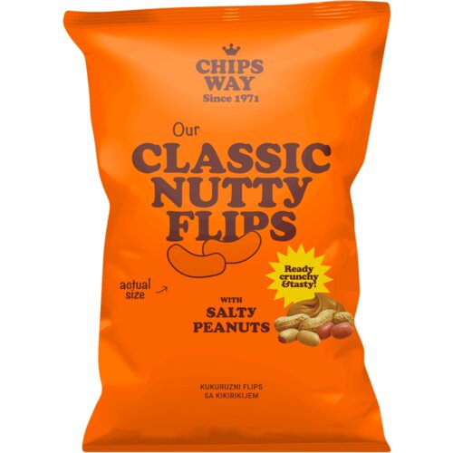 Chips Way Flips Gricko sa kikirikijem 150g Cene